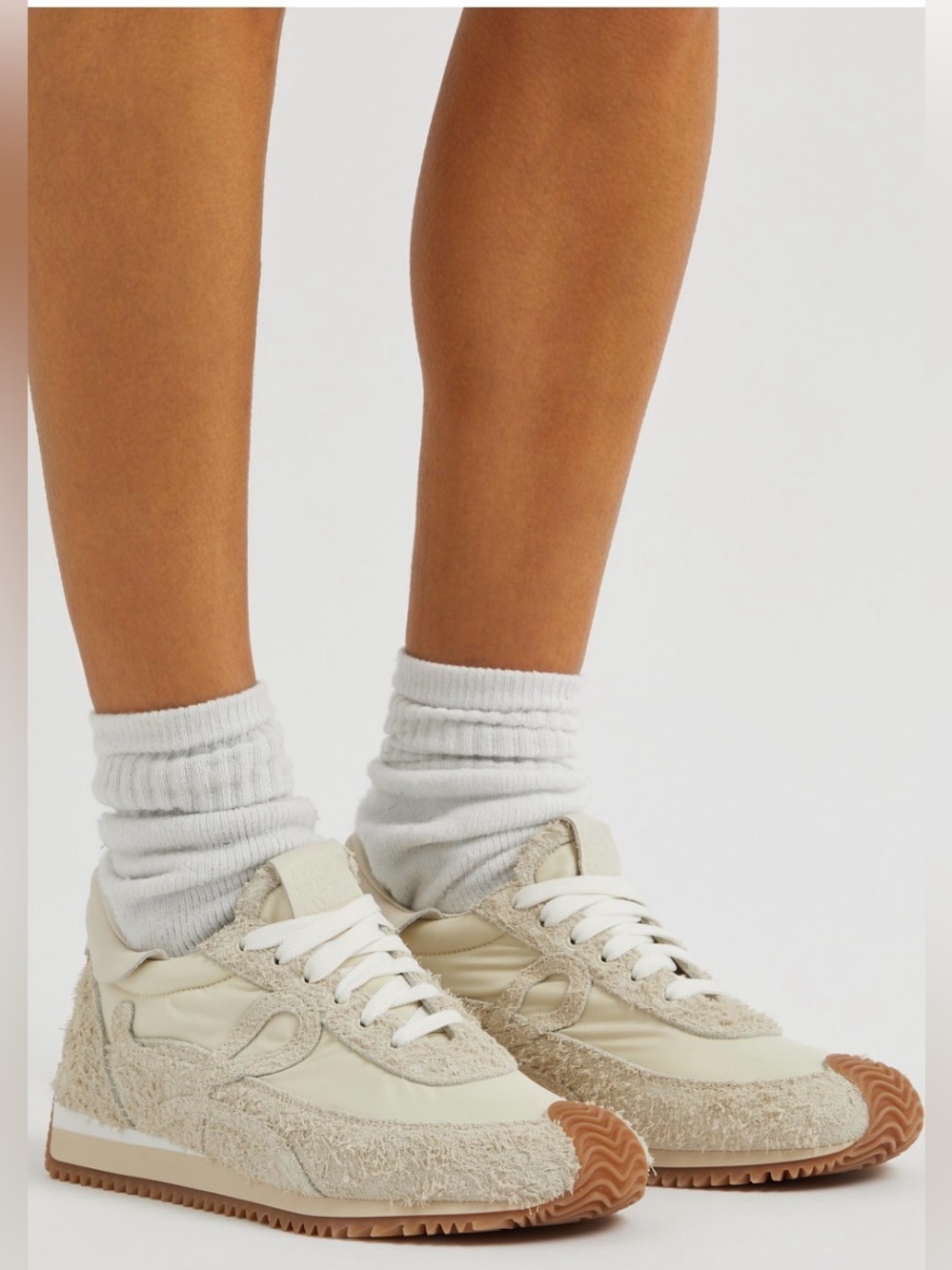 NWT Loewe Flow Runner in Neutral Brushed Suede size 39